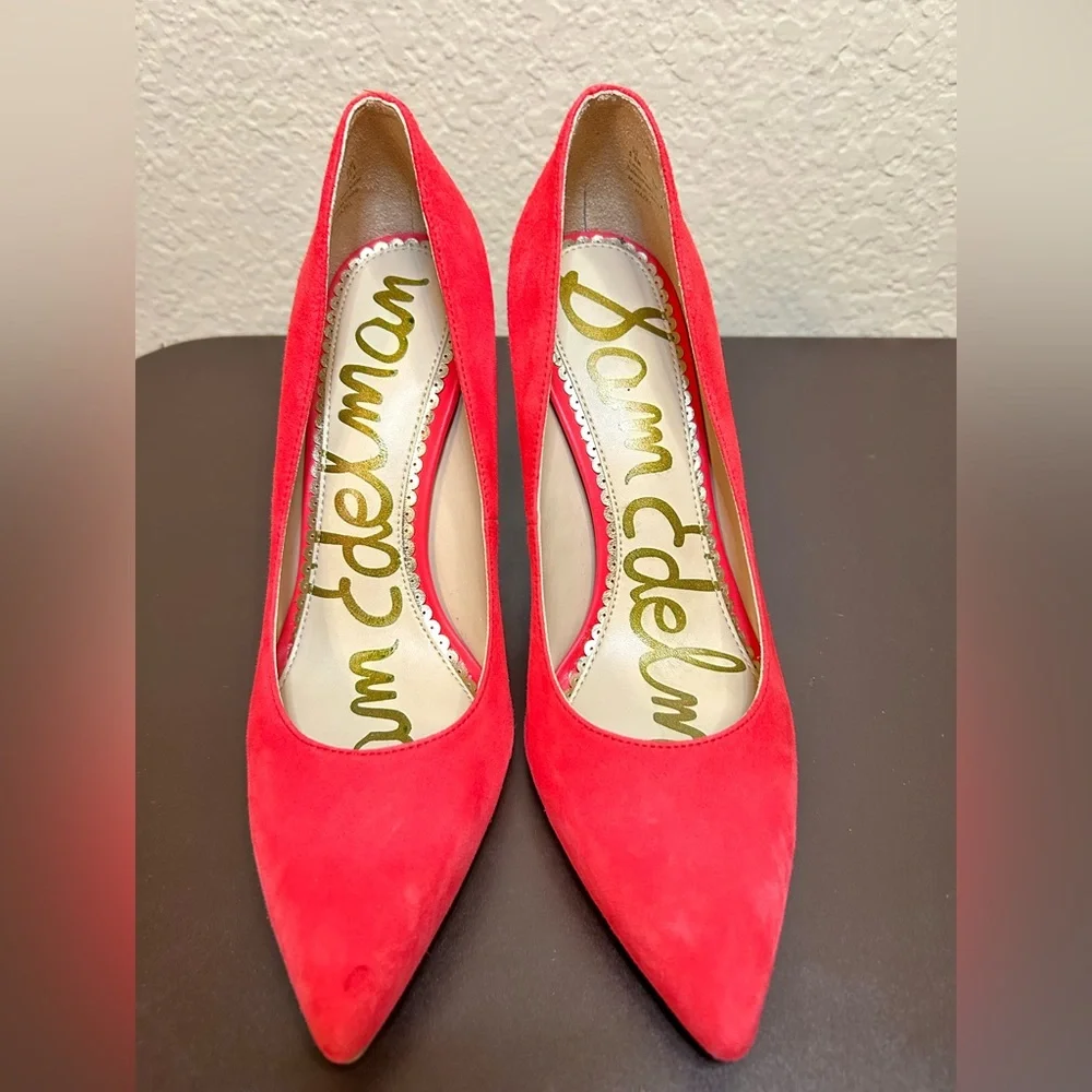 SAM EDELMAN Elegant Red Women's Heels SIZE  5.5 M